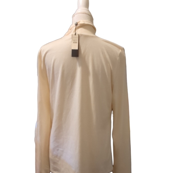 NWT TALBOTS turtleneck size L color cream - Picture 4 of 10